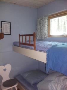 AnsGranly的一间卧室设有两张双层床和一扇窗户。