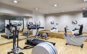 塞奥-德乌赫尔塞奥德乌赫尔旅馆的健身房设有数台跑步机和椭圆机