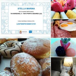 切萨雷奥港Stella Marina的糕点和早餐食品图片拼贴