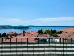 波尔托罗鲁斯迪卡公寓的从房子和湖泊的围栏上可欣赏到风景