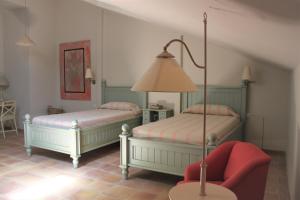 Hotel Boutique Moli El Canyisset客房内的一张或多张床位