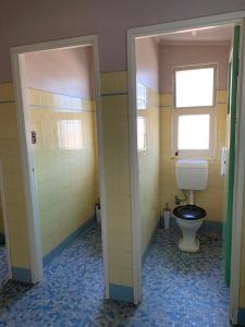 KootingalKootingal Hotel的一间带卫生间和窗户的浴室