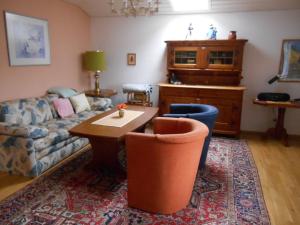 格拉绍Hofmann Judith的客厅配有沙发和桌子