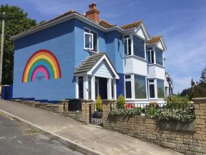 布里德波特Southcroft的一面彩虹的房子