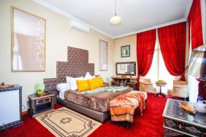 Kasbah Ait Oumghar客房内的一张或多张床位