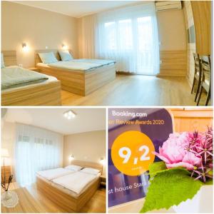 GUEST HOUSE STARA LIPA TAŠNER with kitchen SELF CHECK-IN free parking and bikers garage客房内的一张或多张床位