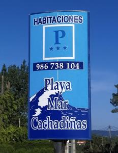 BaleaPension Playa Mar Cachadiñas的玛格丽塔自助餐厅标志