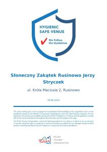 鲁斯诺沃Sloneczny Zakatek Rusinowo Jerzy Stryczek的库拉大块安全场地网站的截图