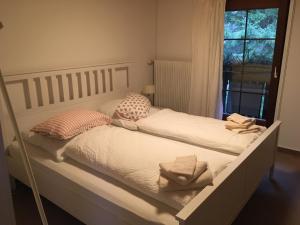 Fuchs und Has' Gästehaus客房内的一张或多张床位