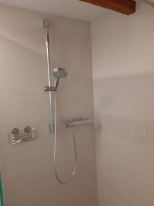 萨维灵恩Appartement Merl的带淋浴喷头的浴室