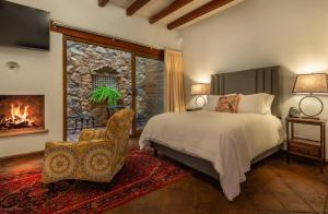 Hotel Boutique Casa Colorada客房内的一张或多张床位