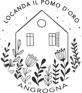托雷佩利切Locanda il Pomo d'Oro的一种用委内瑞拉语描述房屋的矢量图