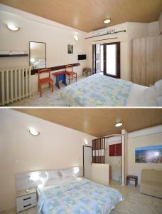 科托尔Pana-Eustahije 253的酒店客房 - 带一张床和用餐室