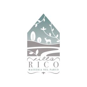 卡拉马尼科泰尔梅Villa Rico Masseria nel Parco的墨西哥马赛村的标志