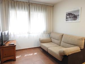 ArfaCa l'Aloy的带沙发和窗户的客厅