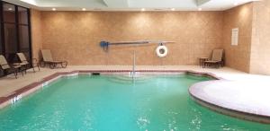 查尔斯湖查尔斯湖南假日套房酒店的游泳池位于酒店客房内,设有浴缸