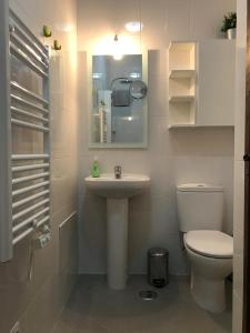 阿尔维图Horta da Rosa - Adults Only的一间带水槽和卫生间的浴室