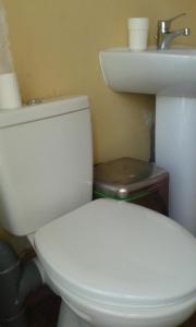 莫尔莱Helocar的浴室配有白色卫生间和盥洗盆。