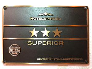 魏登图尔科拉斯克酒店的上面有三颗星的盒子