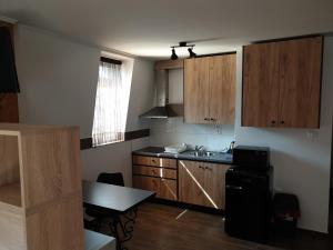 Apartmány u Zbojnika Zabojnika的厨房或小厨房