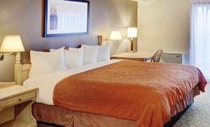 Thompson's Best Value Inn & Suites客房内的一张或多张床位