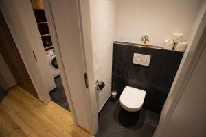萨菲登安斯泰内嫩米尔Apartment Vera的一间位于客房内的白色卫生间的浴室