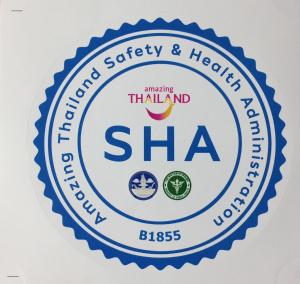 闵埔丽KOS Hotel Suvarnabhumi Airport -SHA Extra Plus的莎护理安全与健康标志