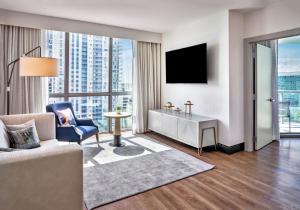 Hyatt Centric Las Olas Fort Lauderdale的休息区