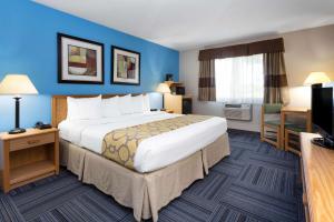马里内特贝蒙特旅馆套房酒店客房内的一张或多张床位
