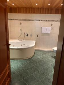 HorstmarDa‘ Amici的带浴缸和卫生间的浴室。