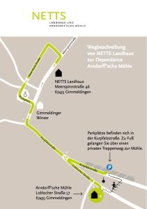 葡萄酒之路上的诺伊施塔特Netts Landhaus的拟议对恩茨克校园进行翻修的地图