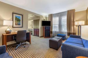 Comfort Suites Visalia - Convention Center的休息区