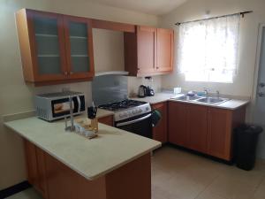 Montego Bay Home Close to Resort Area and Airport的厨房或小厨房