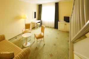 米什科尔茨道波曹卡里姆布拉高级健康酒店的酒店客房配有沙发和桌椅