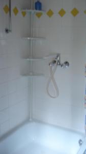 施马伦贝格宋恩谢因酒店的浴室设有水龙头淋浴。