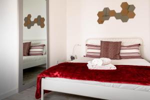 Graça Charming Apartment客房内的一张或多张床位