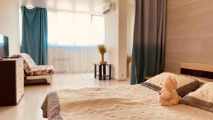 Apartment Plekhanova Luxe客房内的一张或多张床位