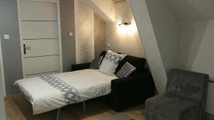 Domaine du Carouge客房内的一张或多张床位