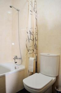 波尔图音乐美景公寓的浴室配有白色卫生间和淋浴。
