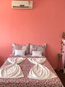 Pousada Sol Nascente客房内的一张或多张床位