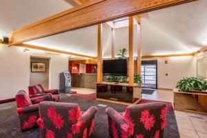 Country Inn & Suites by Radisson, Muskegon, MI的电视和/或娱乐中心