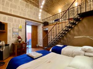 卡索那索拉尔酒店客房内的一张或多张床位