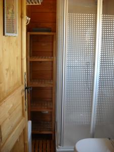 欧雷勒欧雷勒因娜坦杜乡村民宿的带淋浴和卫生间的小浴室