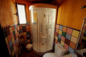 乌夫里克jade的带淋浴和卫生间的浴室