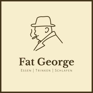 维也纳Fatty George的头上戴帽子的人的画