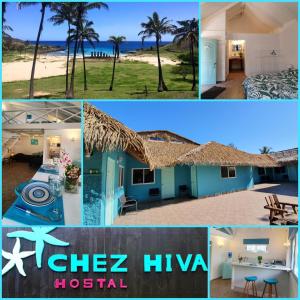 安加罗阿Hotel & Apartments "CHEZ HIVA"的酒店和度假村图片的拼贴