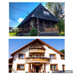 BrebPensiunea Marioara的两幅房子的照片