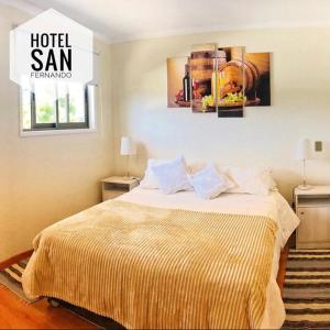 Hotel San Fernando客房内的一张或多张床位