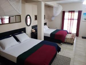 Carolina Point Resort客房内的一张或多张床位