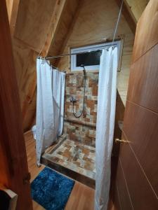 A-FRAME CABIN PUCON的一间浴室